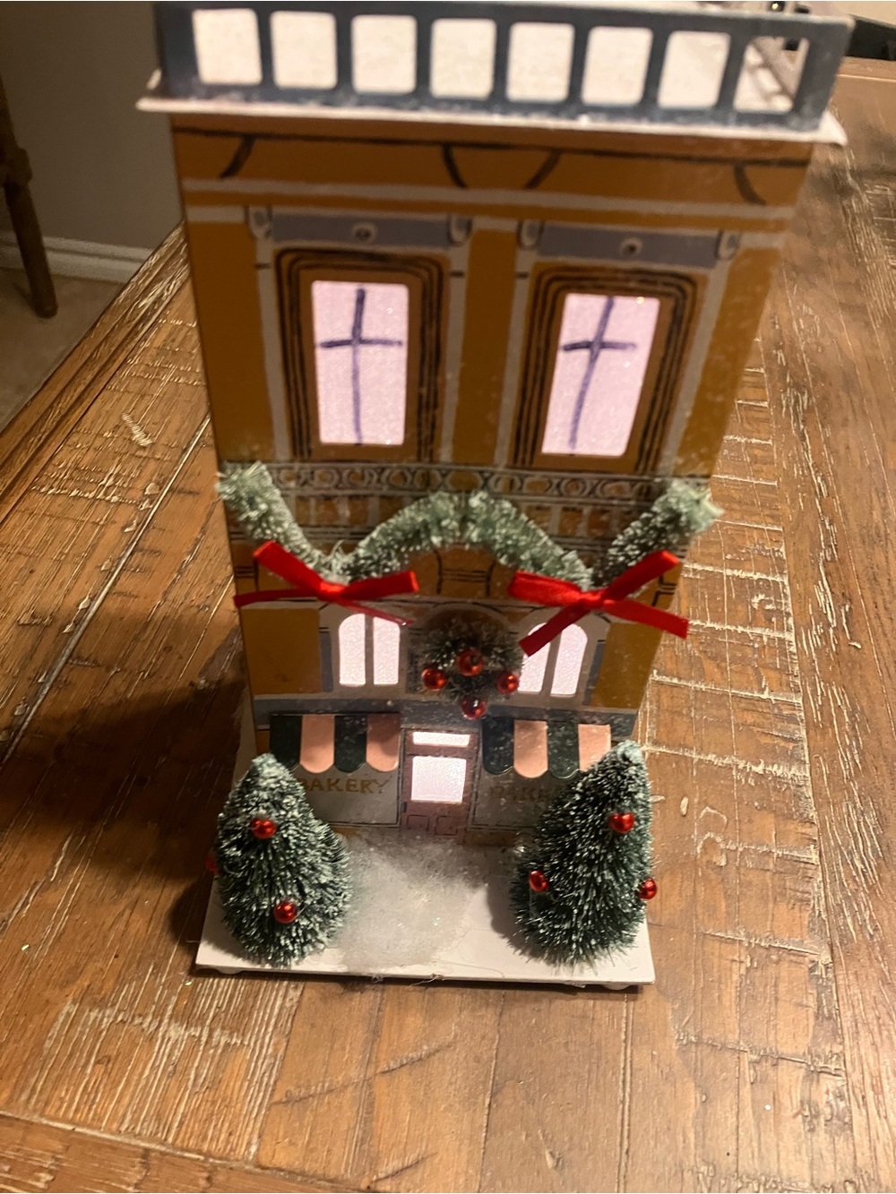 Anthropologie George Viv Bakery cardboard House